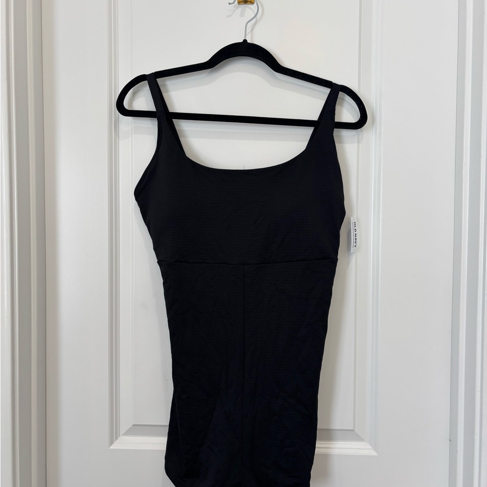 Black Swim Romper